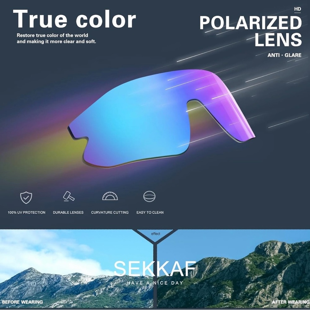 Kids Sunglasses, Youth Polarized Lightweight baseball cycling Shades sunglasses - Picture 3 of 4
